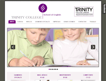 Tablet Screenshot of e-trinitycollege.com